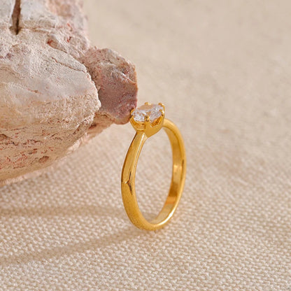 AAA Cubic Zirconia Classic Ring