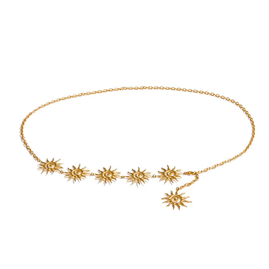 Sun Charm Belly Waist Chain
