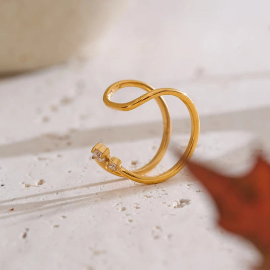 Chic & Romantic Zircon Ring