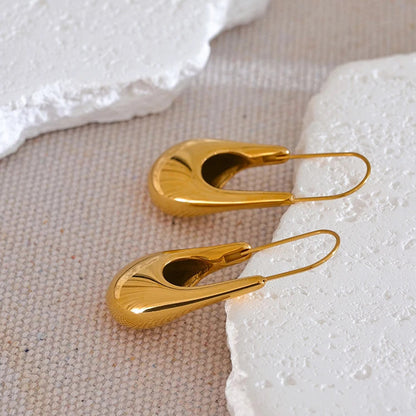 Geometric Statement Hoop Earrings