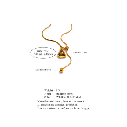 Tiger Eye Pendant Necklace
