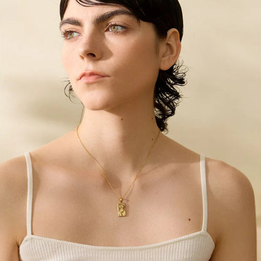 Aria Square Pendant Necklace