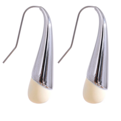 Water Drop Enamel Earring