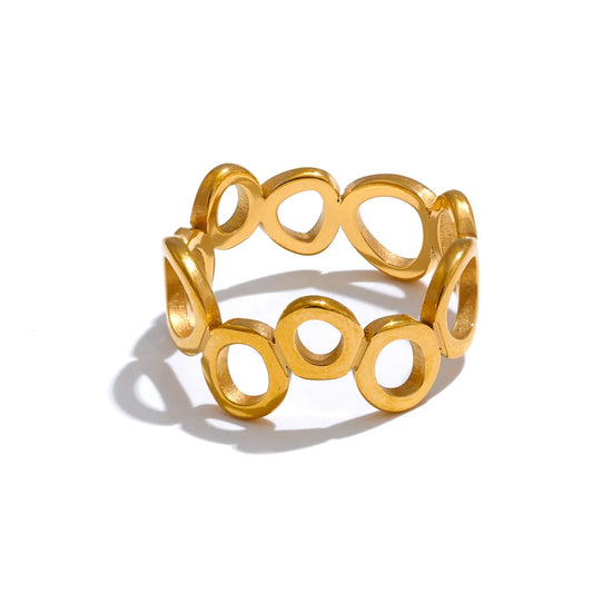 Minimalist Hollow Round Ring
