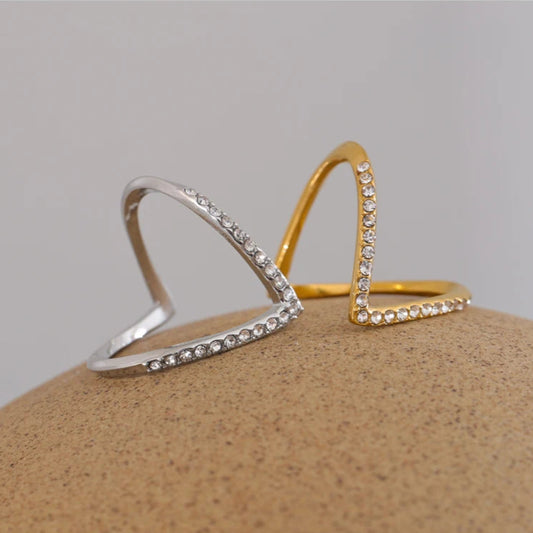Cubic Zirconia Thin Ring
