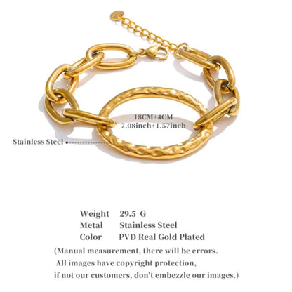 Oval Chain Bracelet