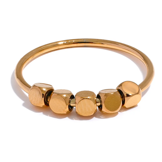 Square Beads Ring