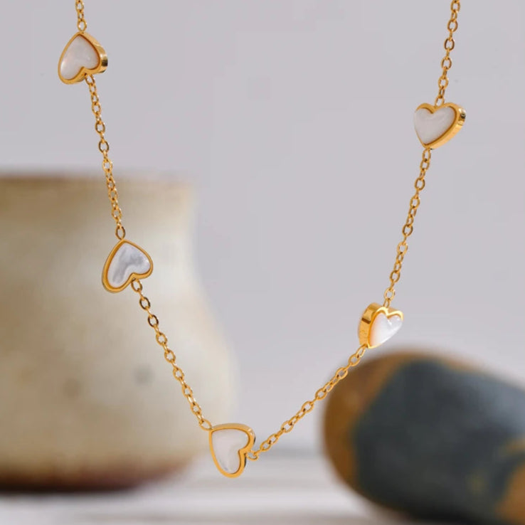 Double-Sided Shell Chain Necklace