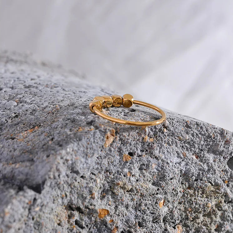 Square Beads Ring