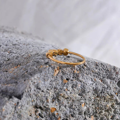 Square Beads Ring