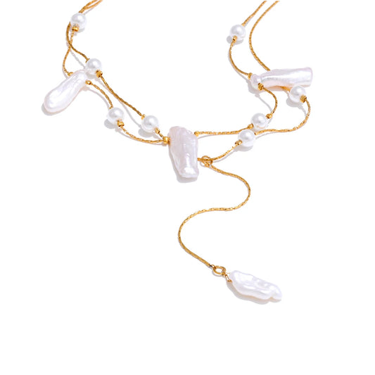 Isla Baroque Pearl Necklace