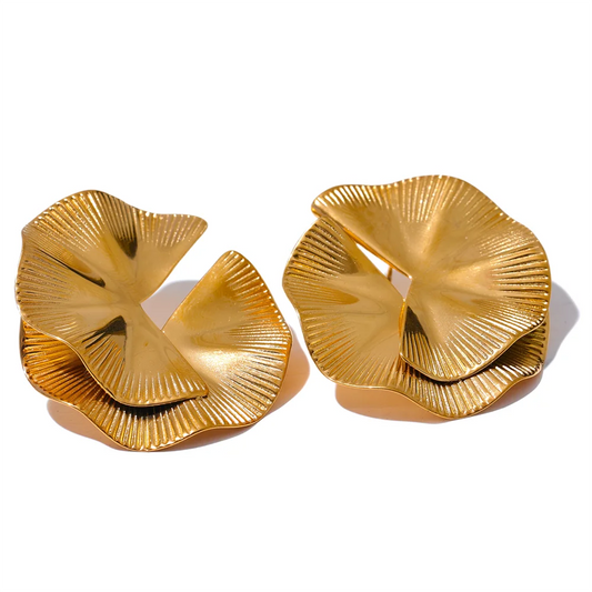 Luna Bloom Stud Earrings