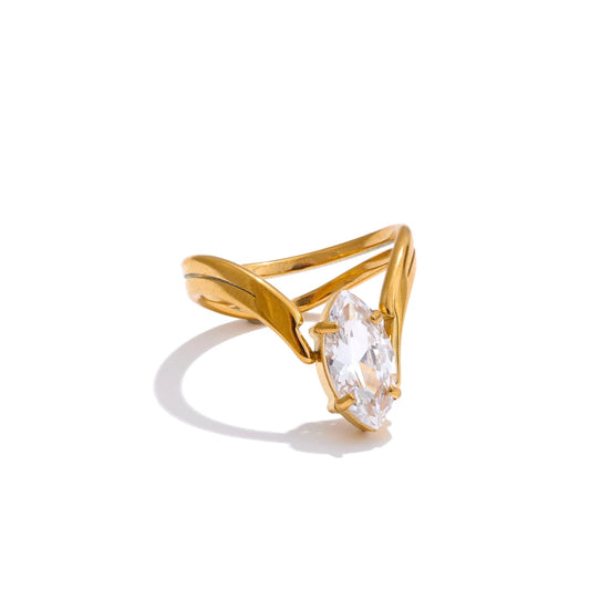 Delicate Zirconia Ring