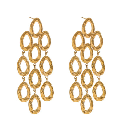 Geometric Drop Dangle Statement Earrings