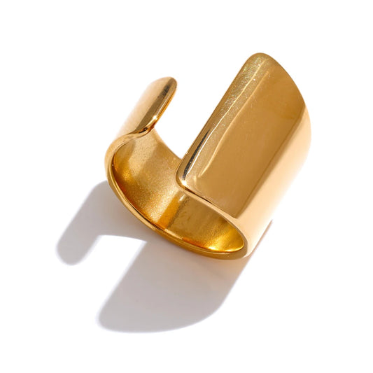 Wide Open Band Ring