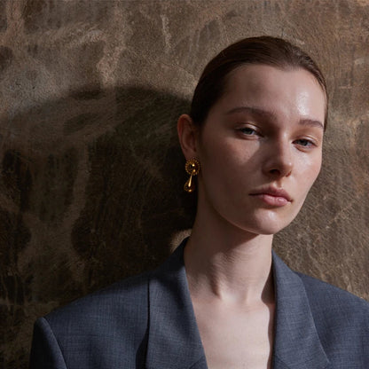 Water Drop Stud Earrings
