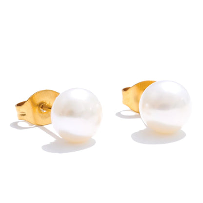 Freshwater Pearl Stud Earrings