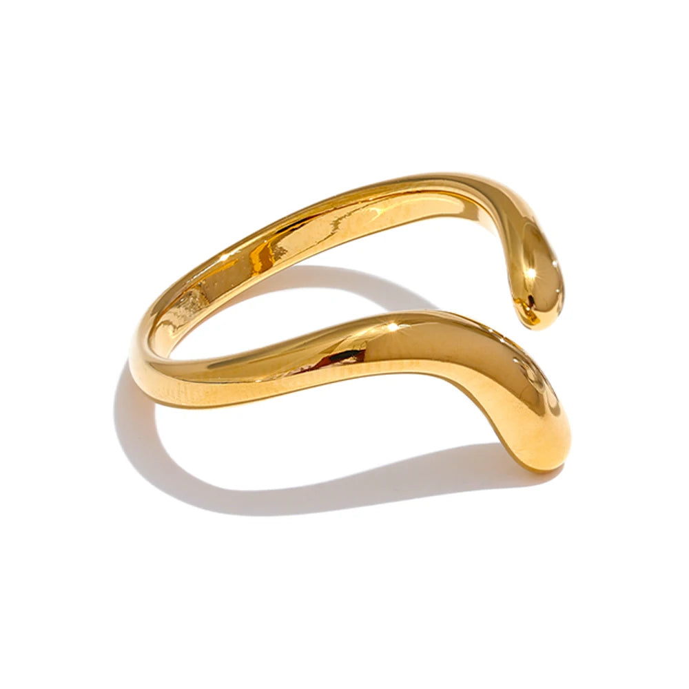 Minimalist Adjustable Open Ring