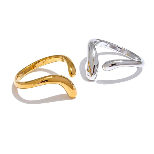 Minimalist Adjustable Open Ring