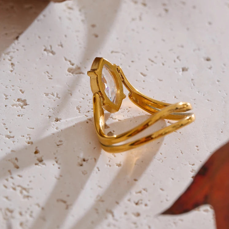 Delicate Zirconia Ring