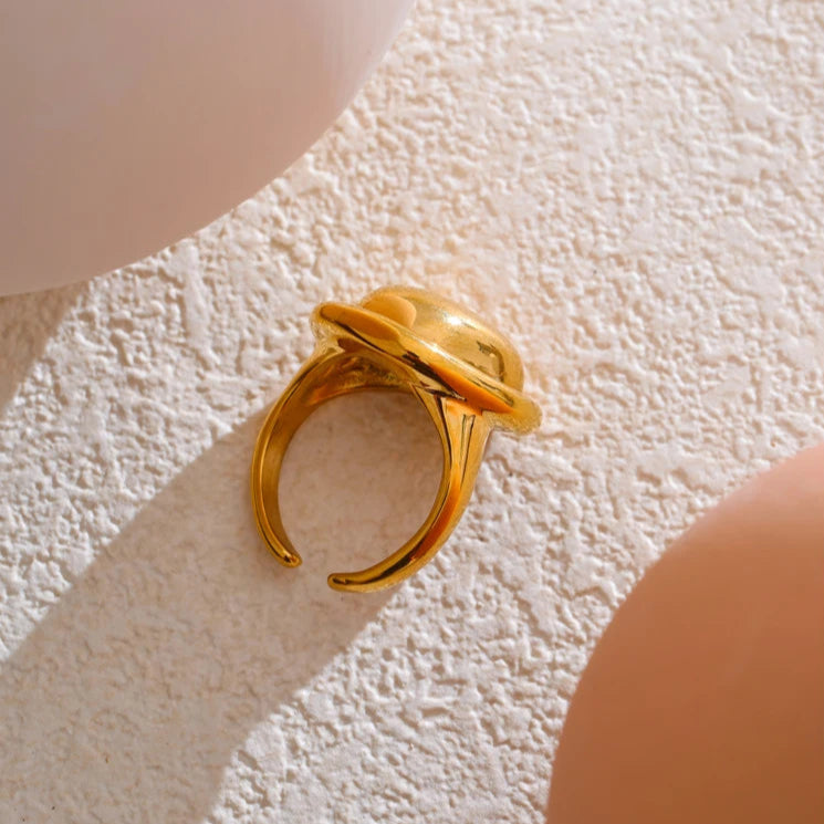 Golden Heart Ring