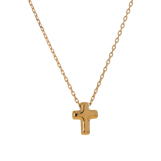 Small Cross Pendant Necklace