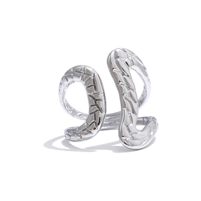 Adjustable Geometric Hollow Ring