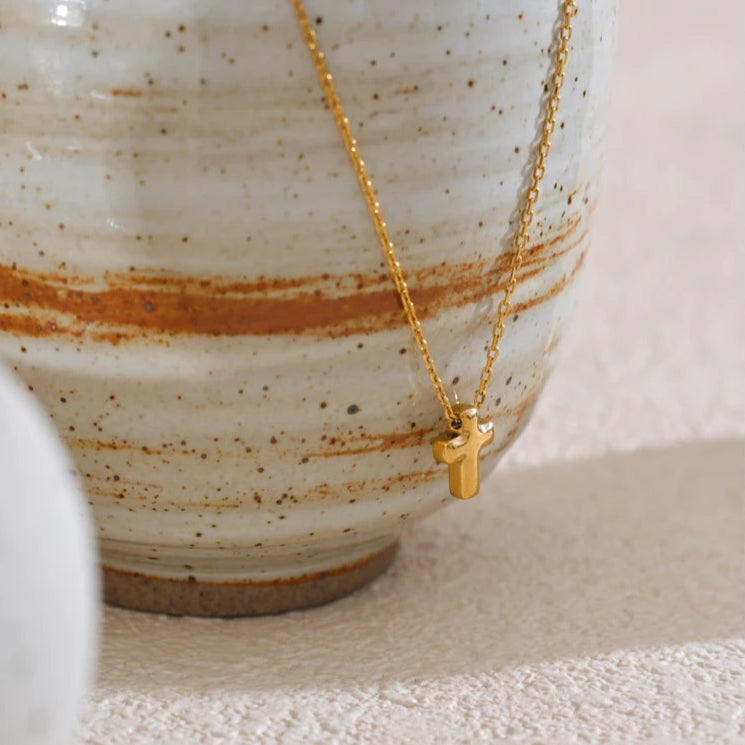 Small Cross Pendant Necklace