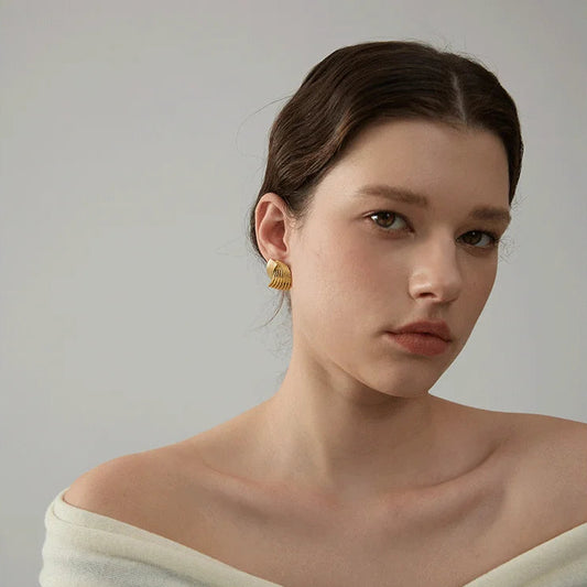 Geometric Stud Earrings