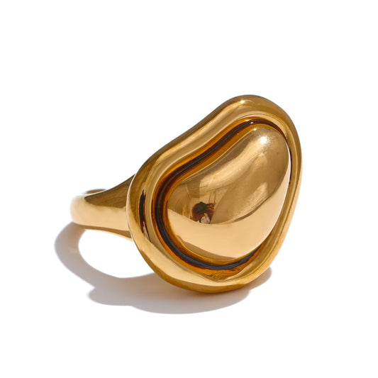 Golden Heart Ring