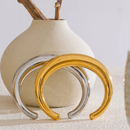 Bold Gold Cuff Bracelet