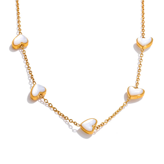 Double-Sided Shell Chain Necklace