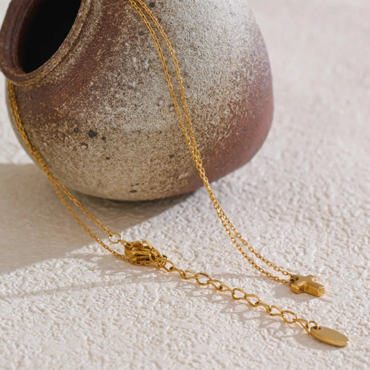 Small Cross Pendant Necklace