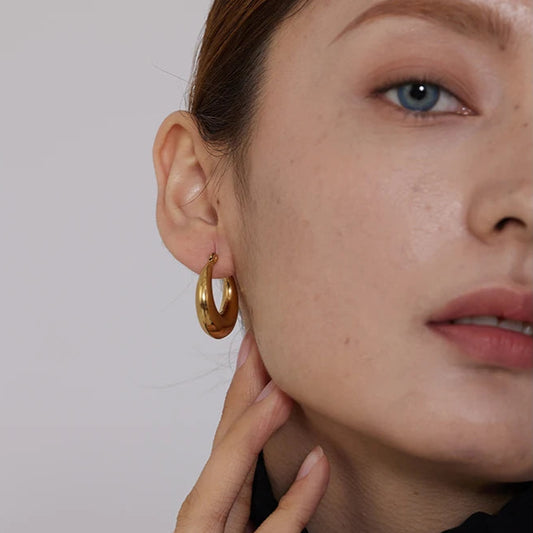 Geometric Hoop Earrings