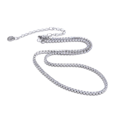 Elyra Zirconia Chain Necklace